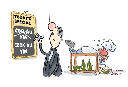 Cook au vin