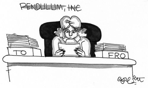 Pendulum, inc workboxes: 'TO  and FRO'.