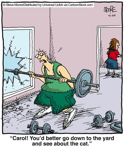 'Carol! You'd better go down to the yard and see about the cat.'