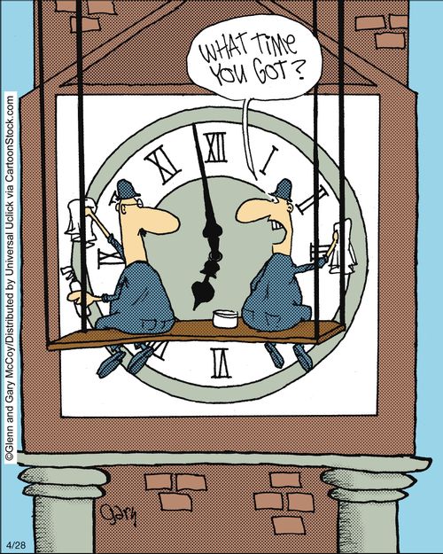 'What time you got?'
