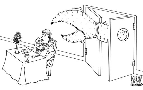Lobster bib: lobster monster!