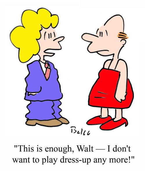 'This is enough, Walt - I don't want to play dress-up any more'