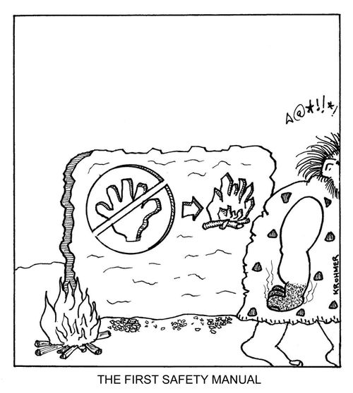 The first safety manual.