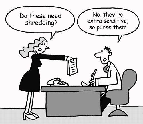 'No, they're extra sensitive, so puree them.'
