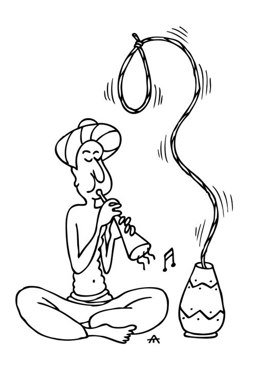 Indian rope trick.