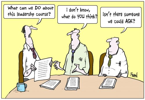 'What can we do about this leadership course?'