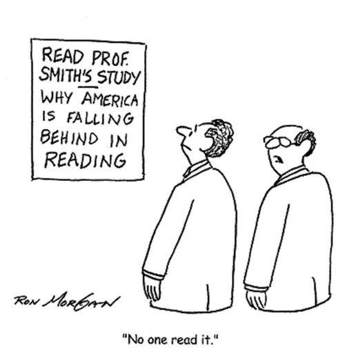 'No one read it.'