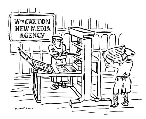 William Caxton, New Media Agency.