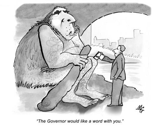 'The governor would like a word with you.'