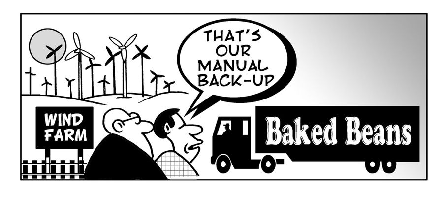 'That's our manual back up.'