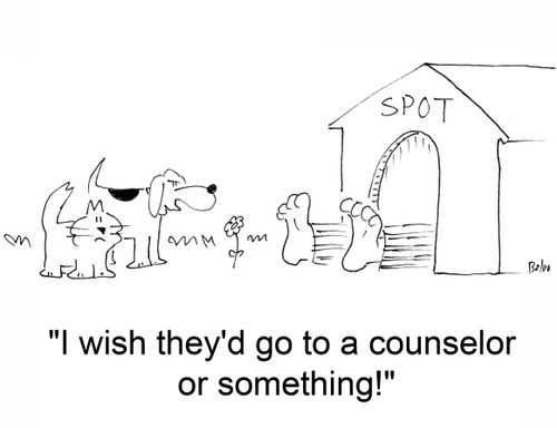 'I wish they'd go to a counselor or something!'