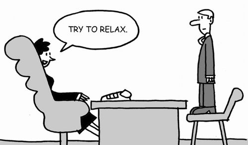 Try to relax.