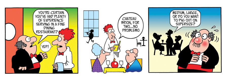 You're certain you've had plenty of experience serving in a fine dining restaurant?