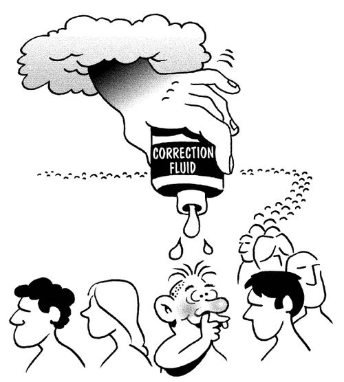 Correction Fluid.
