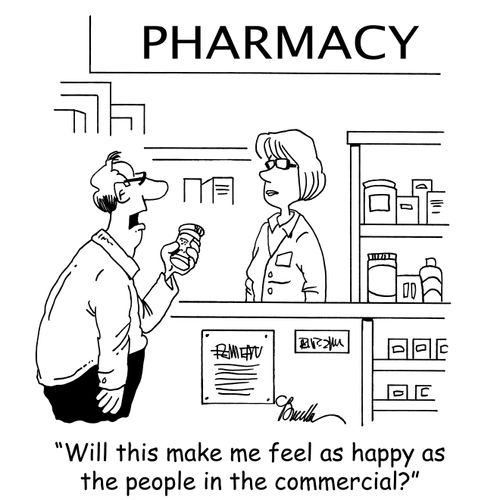 'Will this make me feel as happy as the people in the commercial?'