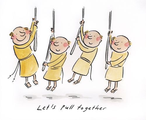 Let's pull together.