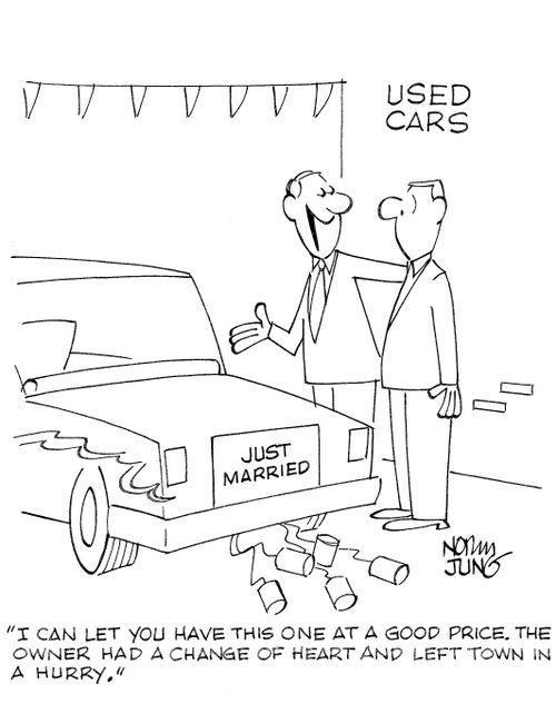 'I can let you have this one at a good price. The owner had a change of heart and left town in a hurry.'