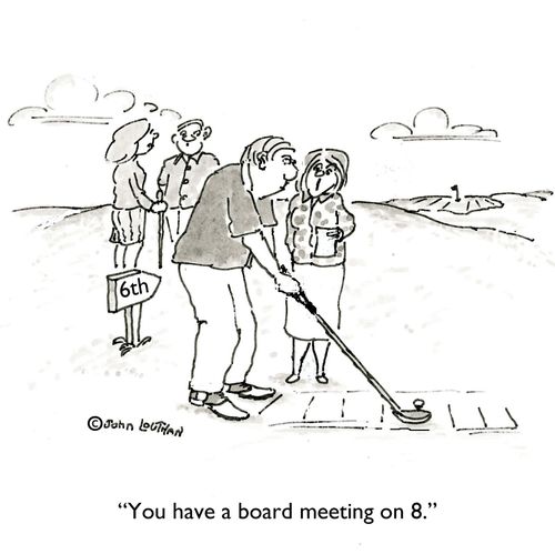 'You have a board meeting on 8.'