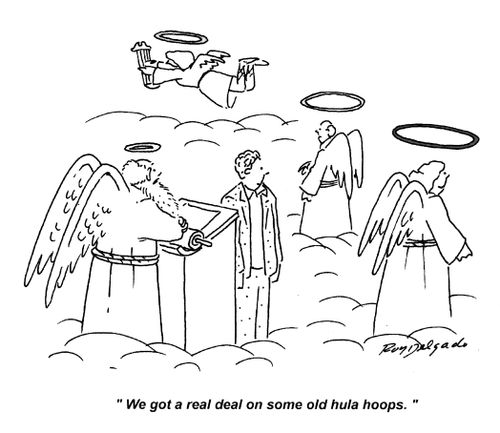 'We got a real deal on some old hula hoops.'