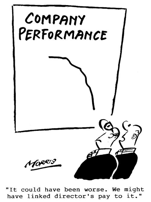 Company Performance - "It could have been worse. We could have linked director's pay to it."