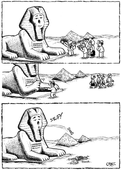 BW Version: Sphinx Comes Alive