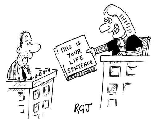 'This is your life sentence'