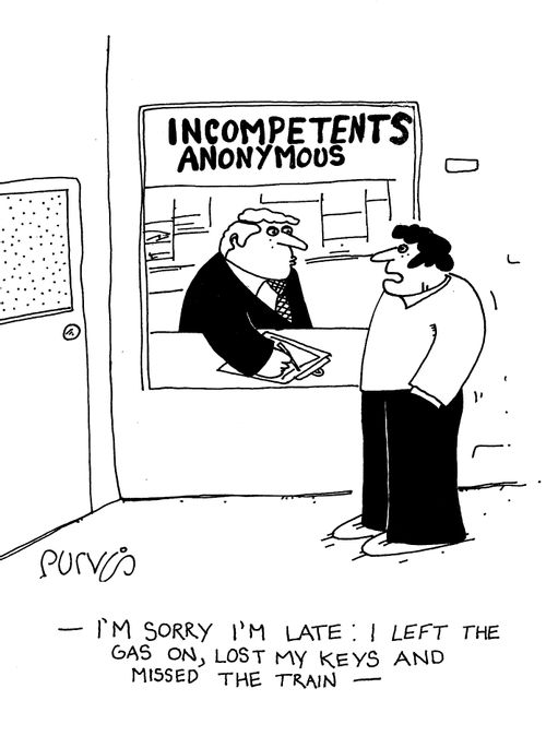 'Incompetents anonymous'