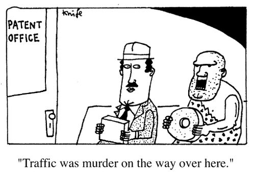 "Traffic was murder on the way over here."
