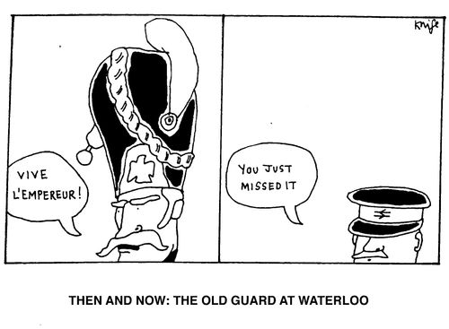 Then and now: The old guard at Waterloo
