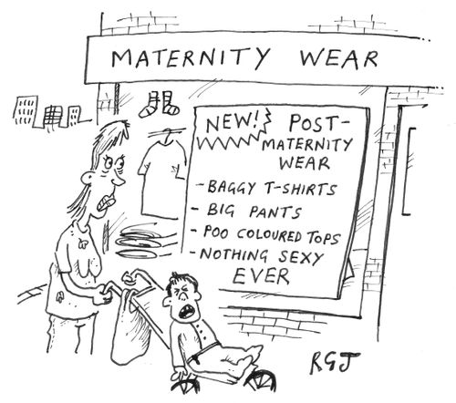 'Post-maternity wear.'