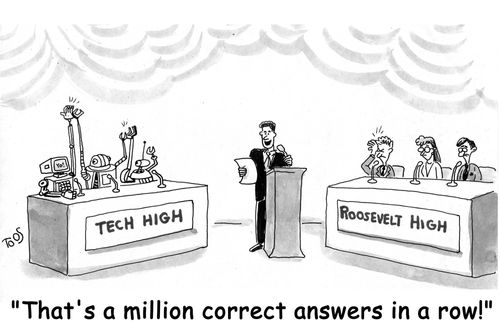'That's a million correct answers in a row!'