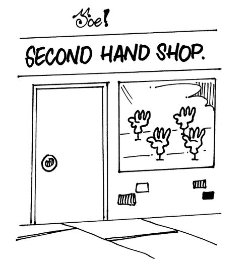 Second hand shop.