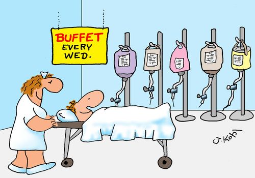 Buffet - Every Wednesday (Hospital drips).