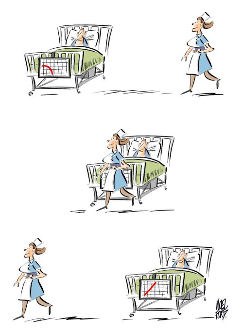The uplifting nurse. 