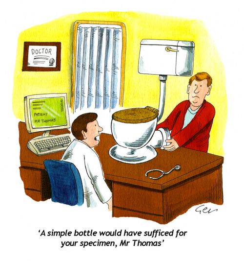 'A simple bottle would have sufficed for your specimen, Mr Thomas.'