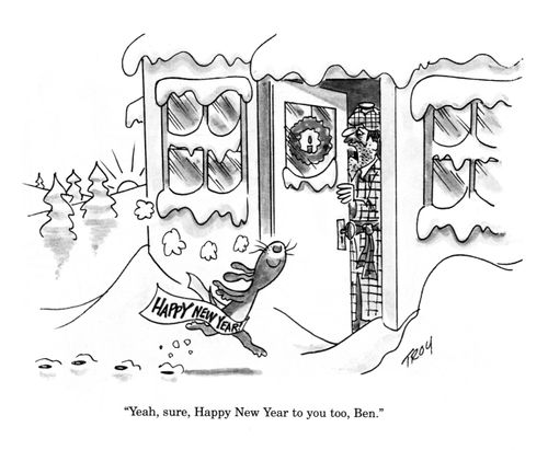 'Yead, sure, Happy New Year to you too, Ben.'