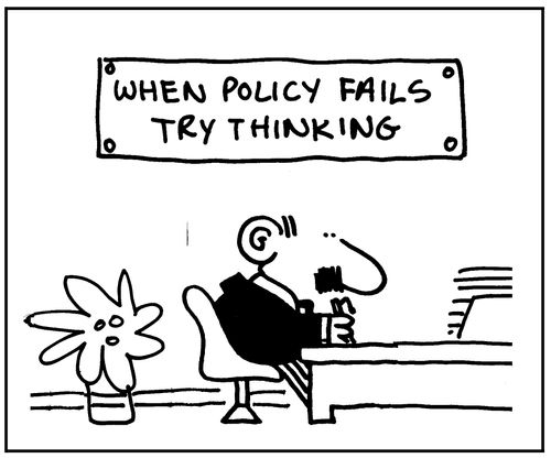 When Policy Fails, Try Thinking.