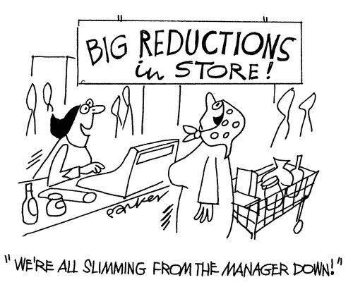 'We're all slimming from the manager down!'