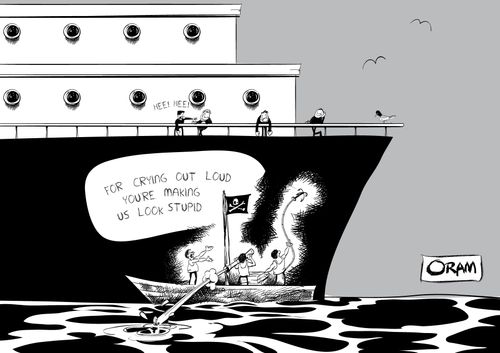Somali Pirates: 'For crying out load. You're making us look stupid.'