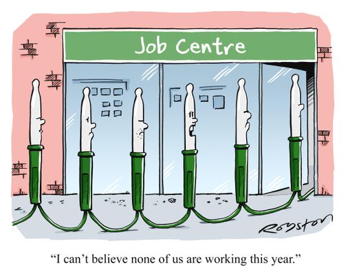 'I can't believe none of us are working this year.'