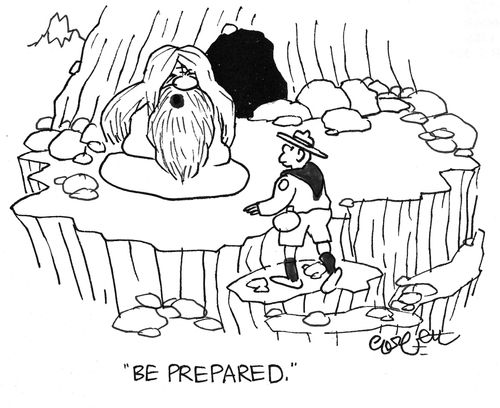 Guru to scout: Be prepared!