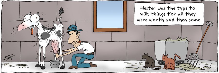 Hunter was the type to milk things for all they were worth, and then some.