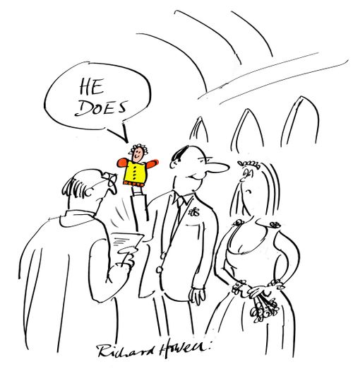 'He does.'