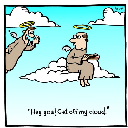 'Hey you! Get off my cloud!'