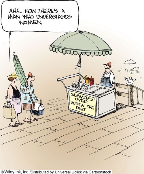 'Ahh...now there's a man who understands women.'