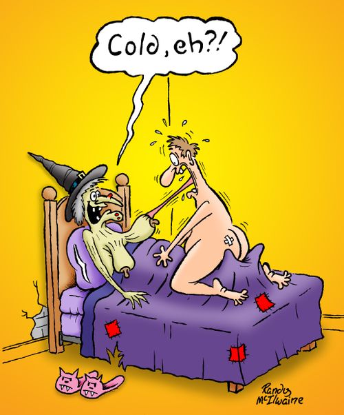 'Cold, eh?!'