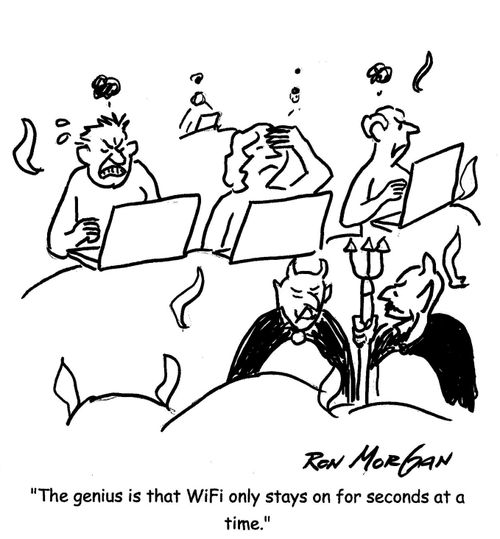 'The genius is that WiFi only stays on for seconds at a time.'