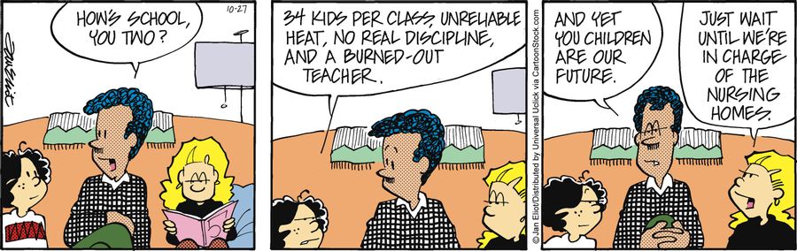 'And yet you children are our future.'