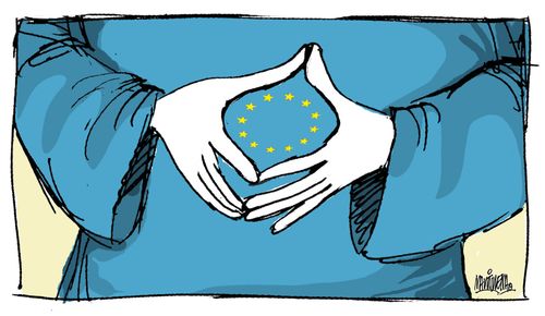 Angela Merkel and Europe.