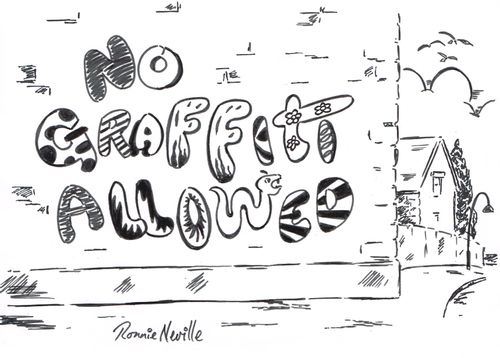 No Graffiti Allowed.